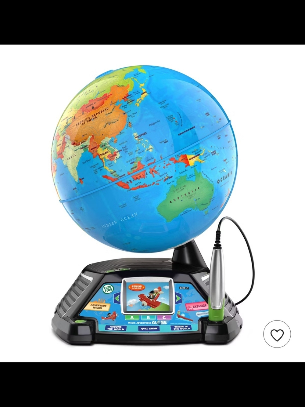 LeapFrog Magic Adventures Globe Interactive World Navigation Toy Fully Tested